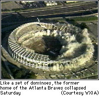 Fulton County Stadium Demolition